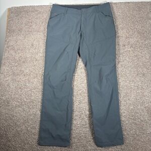Kuhl Renegade Rock Pants Mens 38x34 Charcoal Grey Ripstop Hiking Pants 5166